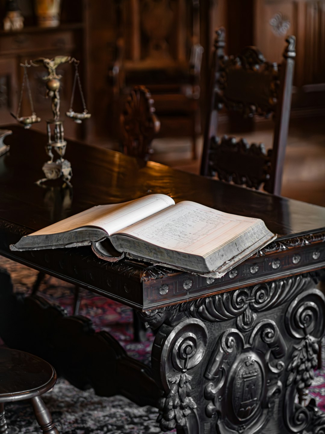 a-table-with-a-book-on-top-of-it-76izx5hs6wk